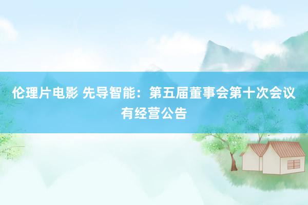 伦理片电影 先导智能：第五届董事会第十次会议有经营公告